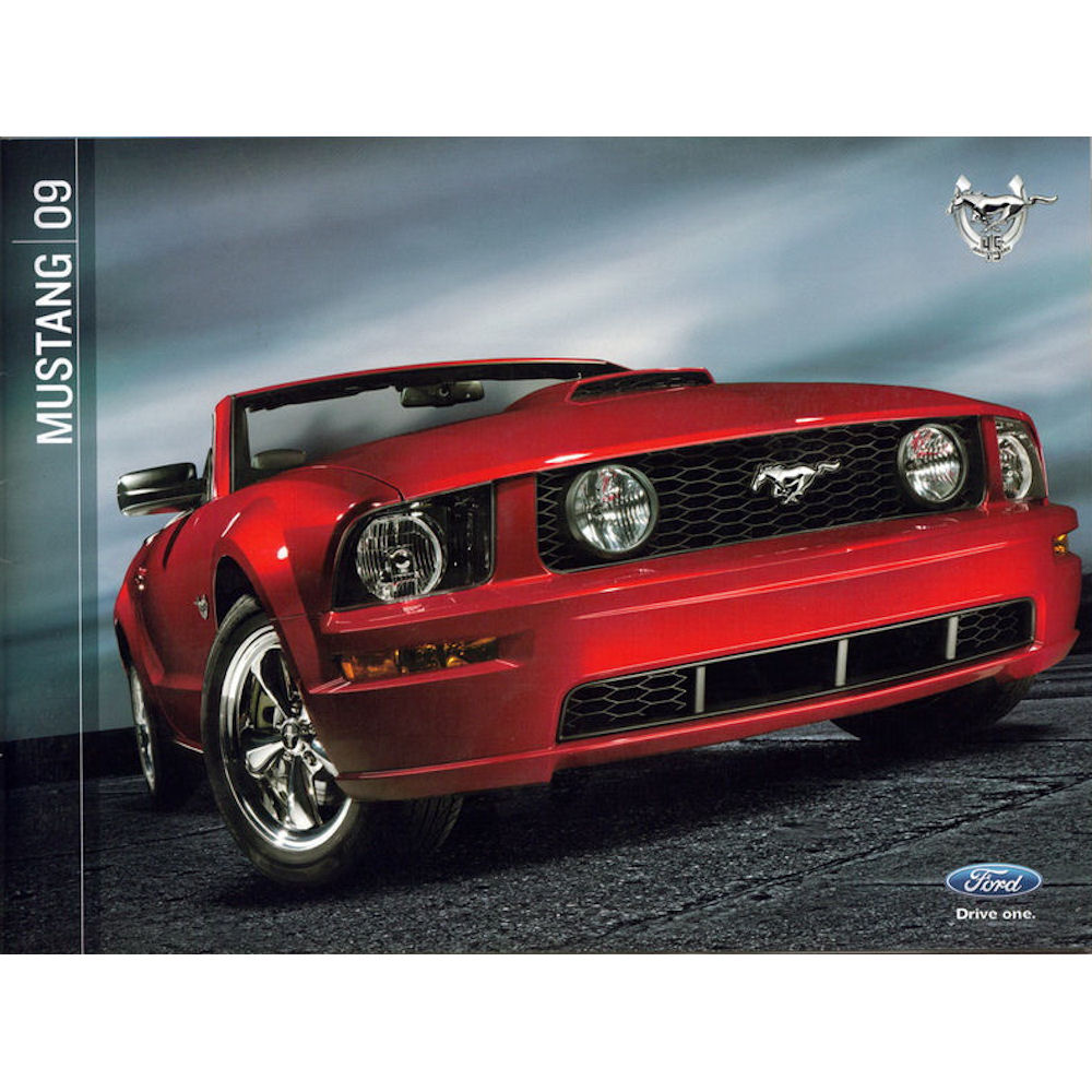 Neuwagenprospekt - 2009 Ford Mustang (englisch)