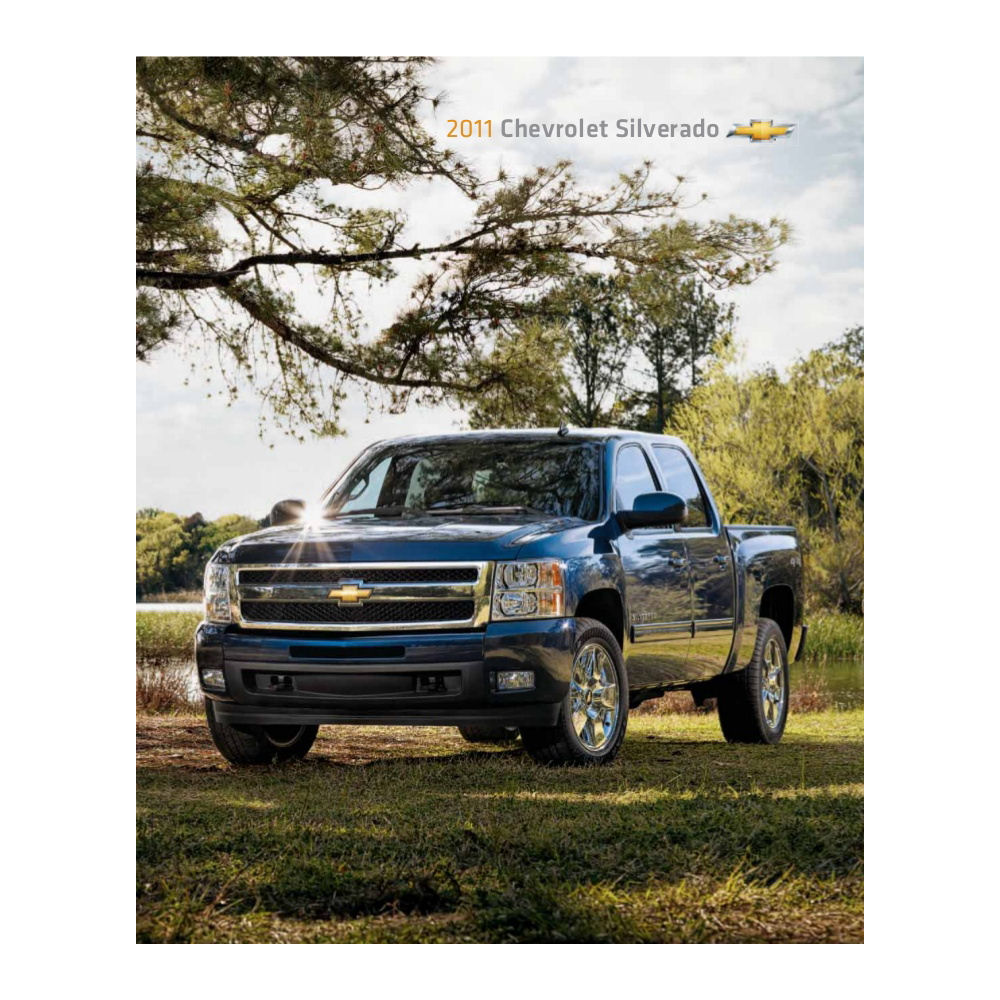 Neuwagenprospekt - 2011 Chevy Silverado (englisch)