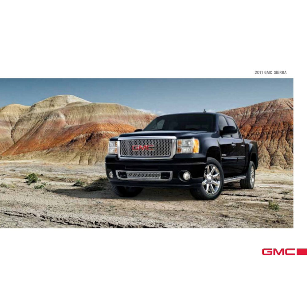 Neuwagenprospekt - 2011 GMC Sierra Pickup (englisch)