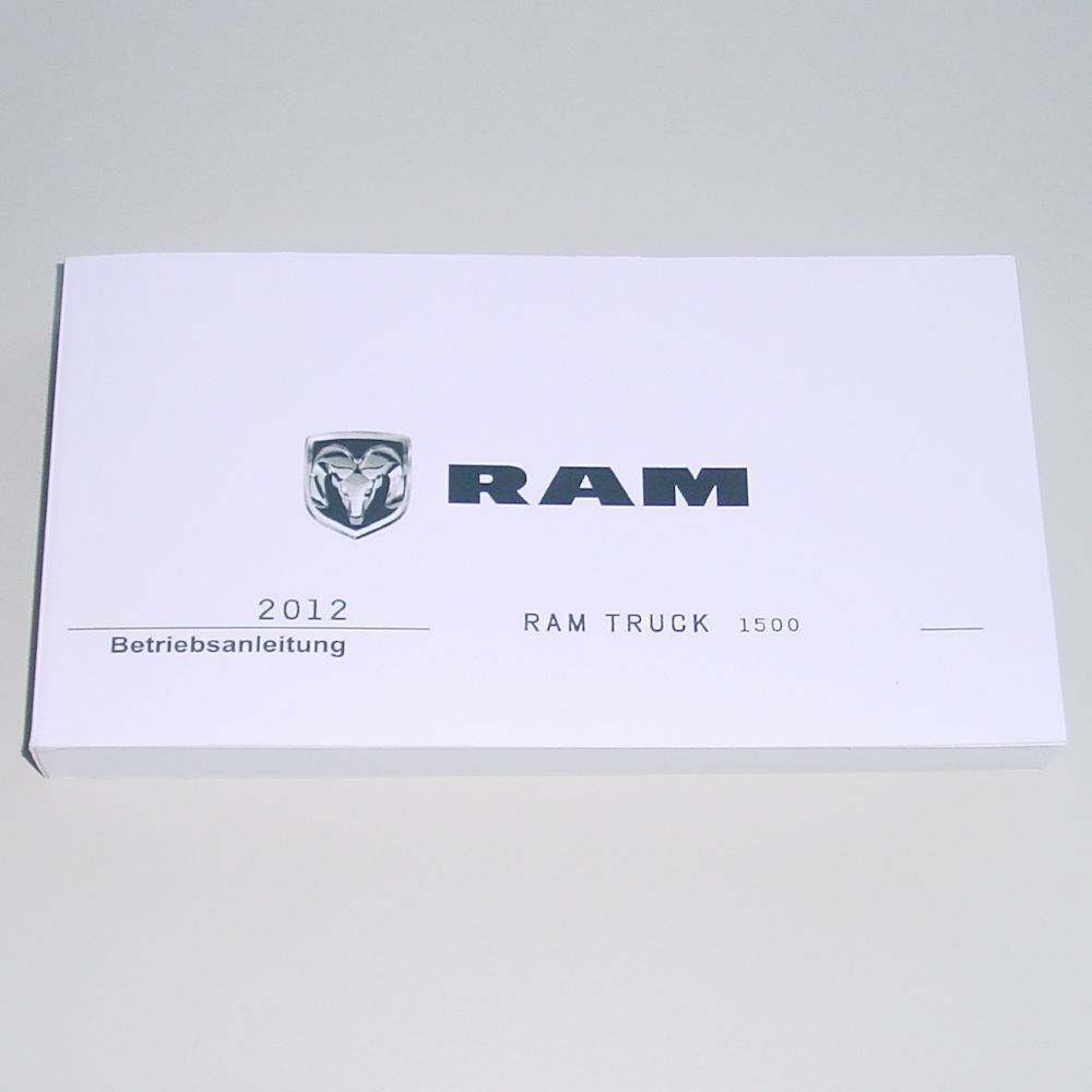 Owner Manual (German) - 2012 Dodge RAM Trucks