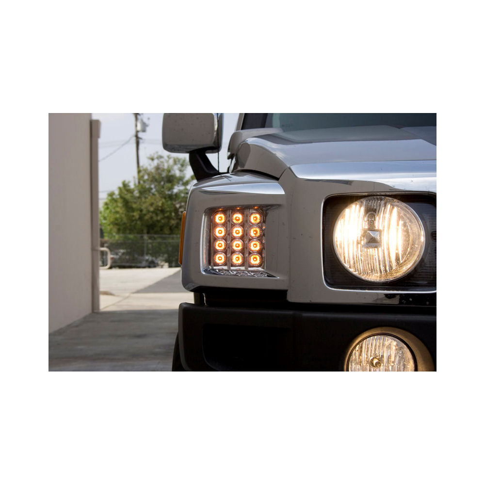 IPCW LED Front Turn Signal Lights for 20062010 Hummer H3
