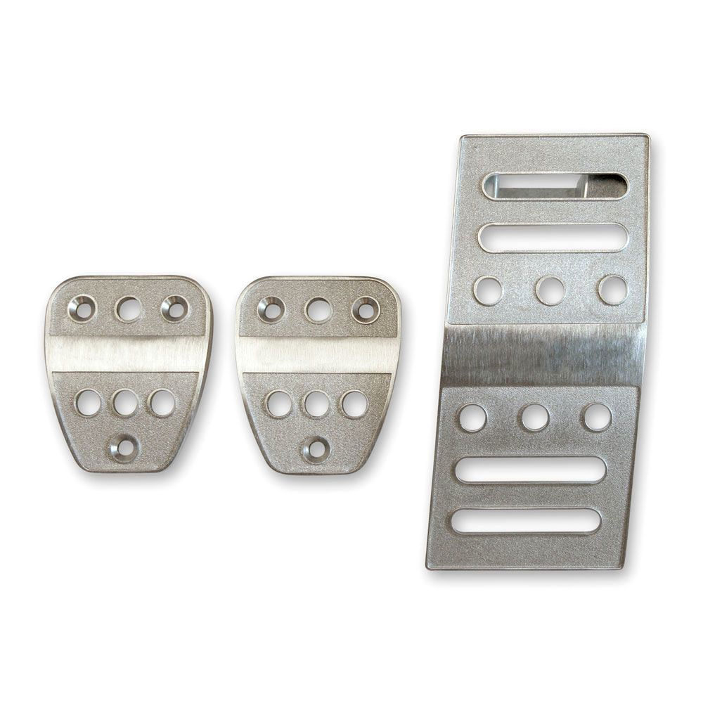 Billet Pedal Set (Satin) for 2005-2020 Ford Mustang Manual Transmission