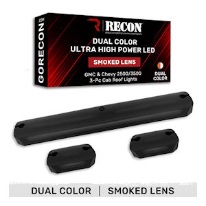 Recon Dach-Positionsleuchten Black für 07-13 GM Trucks Recon Dach-Positionsleuchten Black für 07-13 GM Trucks