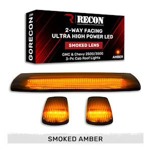 Recon LED-Dach-Positionsleuchten Black 14-18 Silverado Recon LED-Dach-Positionsleuchten Black 14-18 Silverado