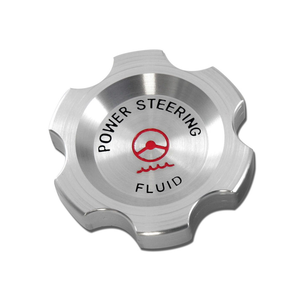 Power Steering Cap Billet (Satin) 05-10 Ford Mustang