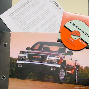 Press Release Kit +CD about 2004 GMC Canyon Pickup