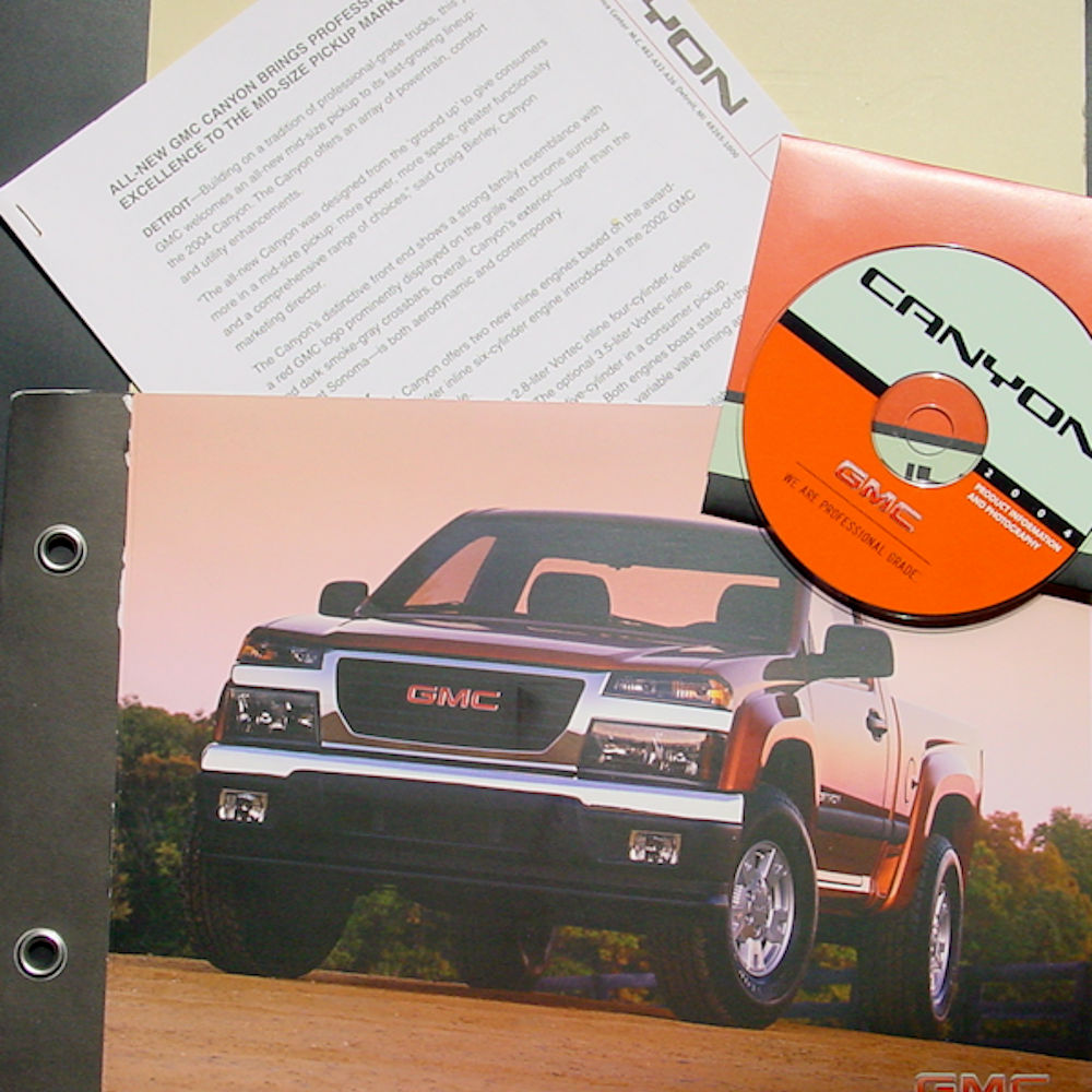 Pressemappe - 2004 GMC Canyon Pickup (englisch)