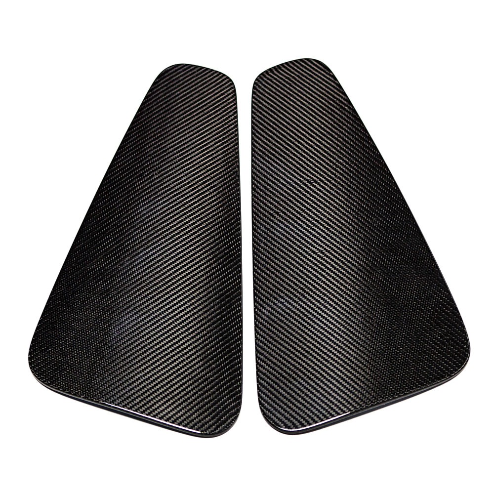 Quarter Window Covers A (Carbon) 10-14 Ford Mustang