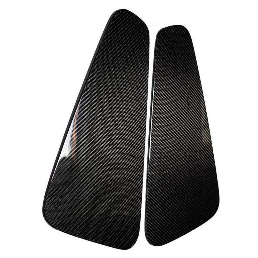 Quarter Window Covers (Carbon) 05-09 Ford Mustang