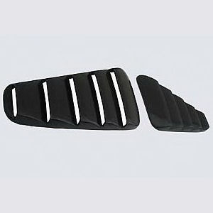 Window Louver Covers from Street Scene for 2005-2009 Ford Mustang