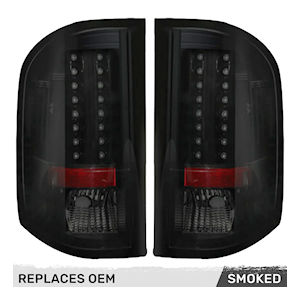 Recon LED R�ckleuchten Smoke f�r 07-13 Chevy Silverado