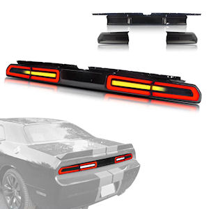 Schwarze LED Rückleuchten von VLAND für 2008-2014 Dodge Challenger Schwarze LED Rückleuchten von VLAND für 2008-2014 Dodge Challenger