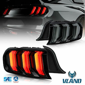 Getönte LED Rückleuchten von VLAND für 2015-2019 Ford Mustang Getönte LED Rückleuchten von VLAND für 2015-2019 Ford Mustang