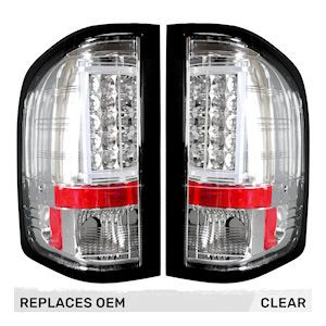 Recon OLED R�ckleuchten Chrom f�r 07-13 Chevy Silverado