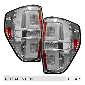 Recon OLED R�ckleuchten (Chrom) f�r 2009-2014 Ford F150