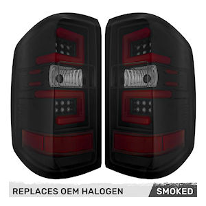 Recon OLED R�ckleuchten Smoke f�r 14-18 Chevy Silverado