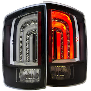 ANZO Schwarze LED Rückleuchten 2006-08 Dodge RAM Trucks ANZO Schwarze LED Rückleuchten 2006-08 Dodge RAM Trucks