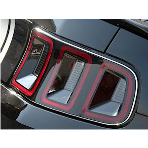 ACC R�cklicht-Zierrahmen Chrom f�r 2010-14 Ford Mustang