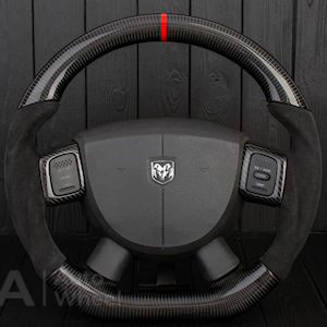 Lenkrad \(Alcantara/Karbon/Schwarz\) 04-08 Dodge RAM
