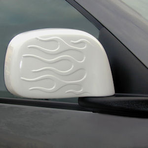 Aussenspiegel-Covers Flammen \(lackierbar\) 02-08 Dodge RAM