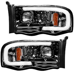 Scheinwerfer Projektor OLED \(get�nt\) 02-05 Dodge RAM