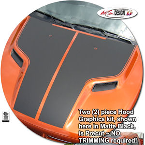 Aufkleber - Rally Stripes \(01\) 09-18 Dodge RAM Quad