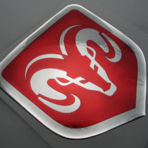 Aufkleber - Diamond \(100x94mm\) 94-24 Dodge RAM \(B\)