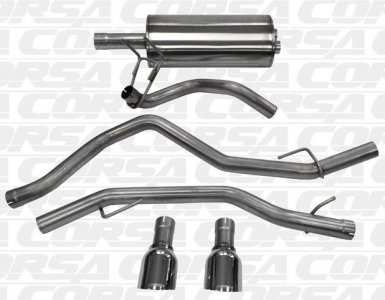 Auspuffanlage Sport \(poliert\) 09-18 Dodge RAM 1500