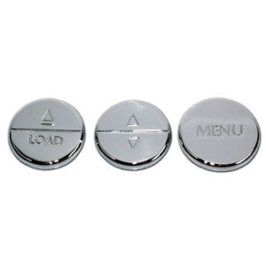 Chrome Billet Radio Buttons for 2005-2009 Ford Mustang