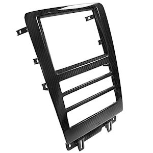 TruFiber Carbon Radio/Navigation Plate 2010-14 Mustang