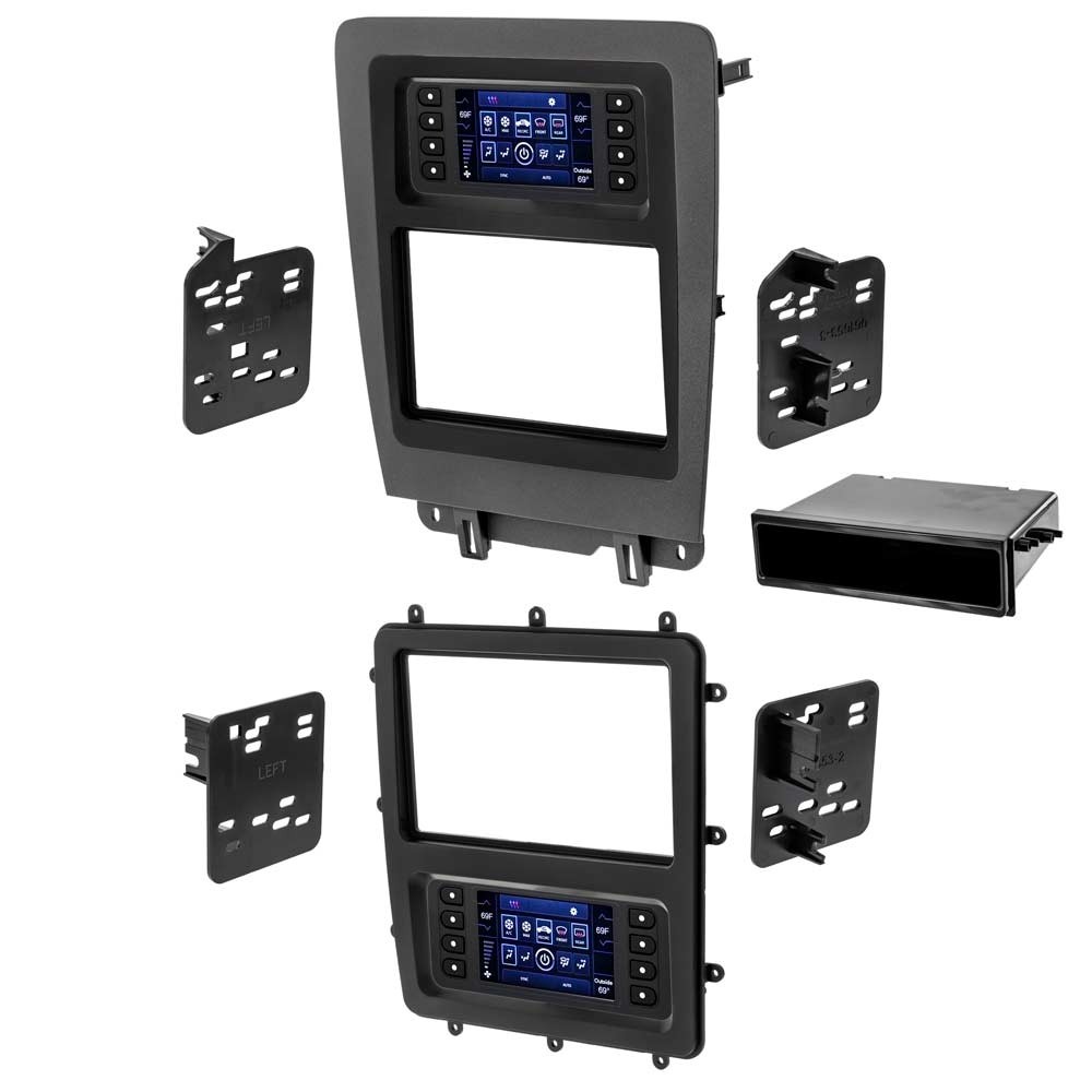 Radio-Umbausatz TurboTouch (DDIN) 10-14 Ford Mustang
