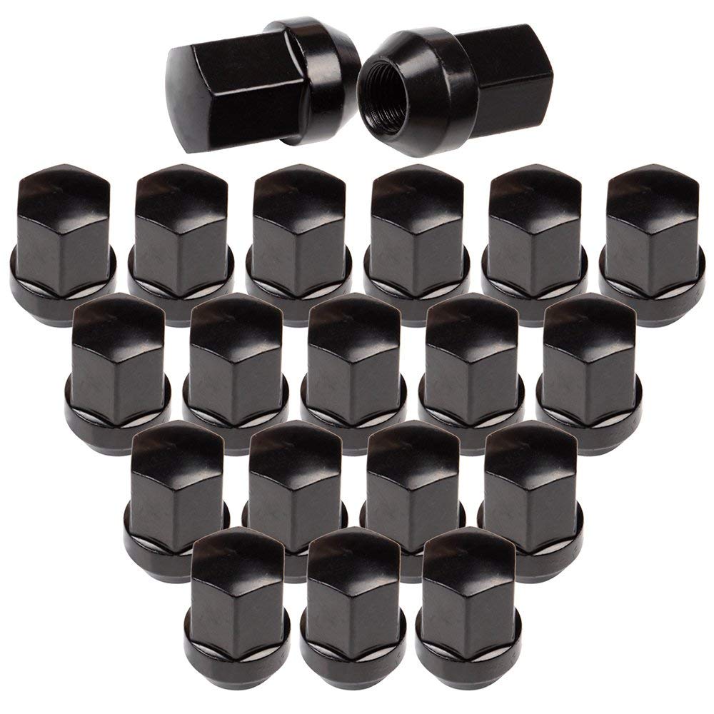 Radmutter 9/16-18 Acorn 7/8 1x (schwarz) 38mm