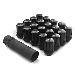 24x Tuner Style Radmuttern M14x1.5 7-Spline Black 19mm 24x Tuner Style Radmuttern M14x1.5 7-Spline Black 19mm