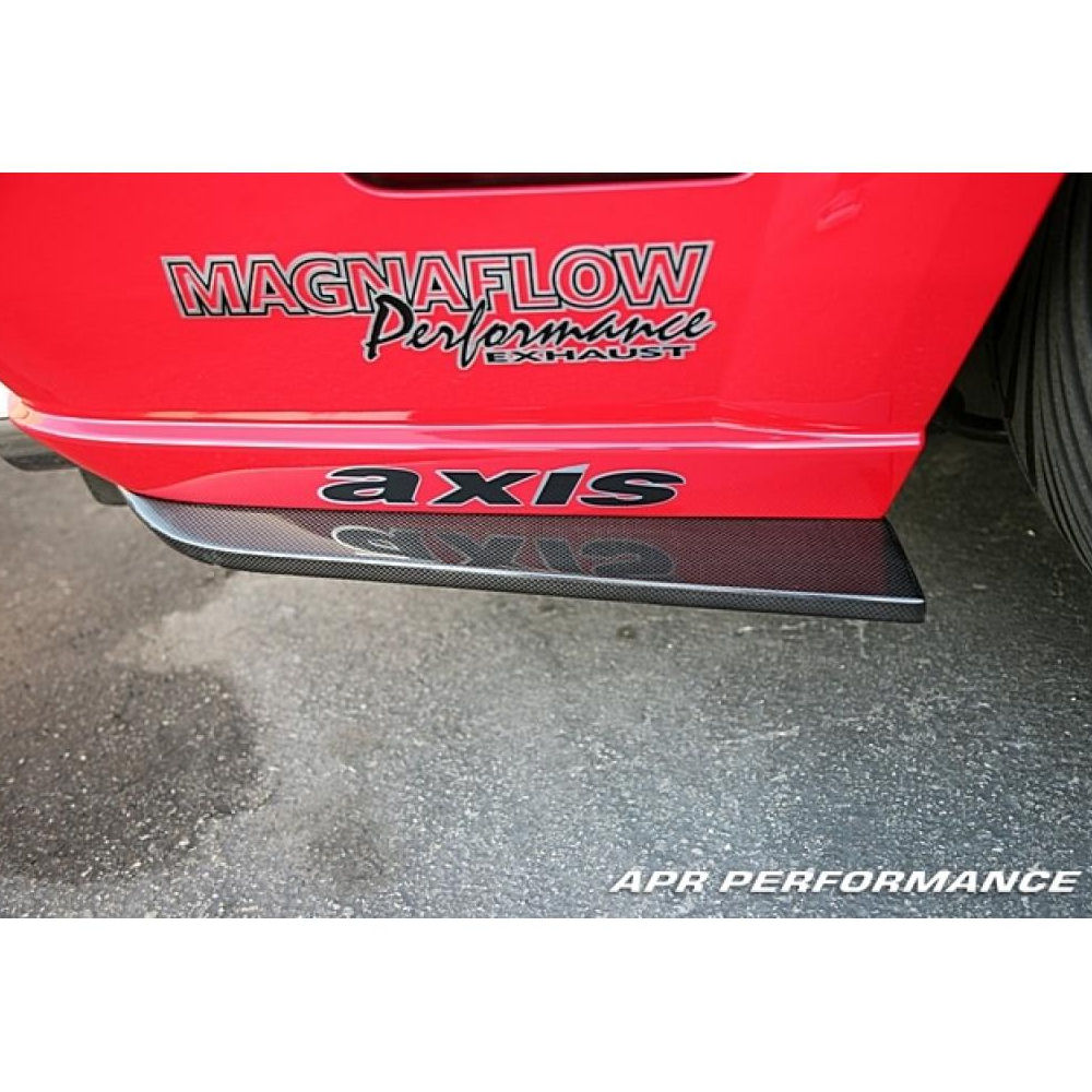 APR Rear Bumper Skirts Carbon for 200509 Ford Mustang