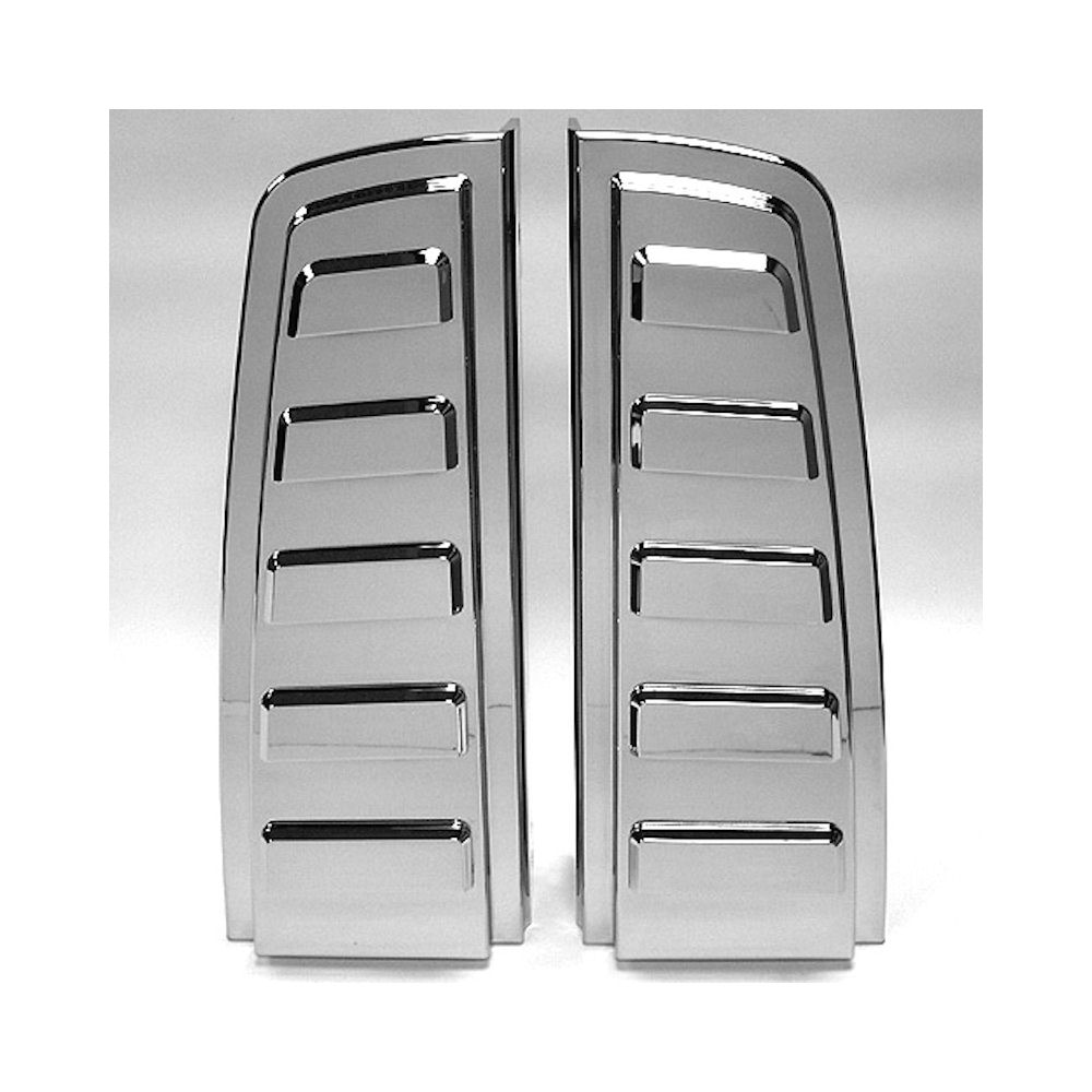 Rear Louvers Billet (Chrome) 03-09 Hummer H2