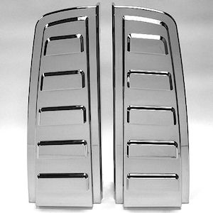 Defenderworx Billet Rear Louvers for 2003-09 Hummer H2