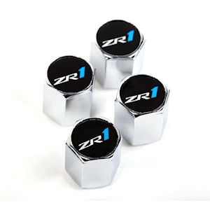 Logo Caps Reifenventil-Kappen f�r 2009-13 Corvette ZR1