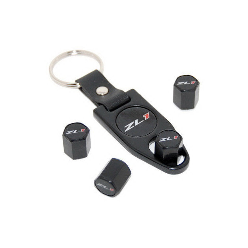 Reifen-Ventilkappen+Key (schwarz) 12-24 Camaro ZL1