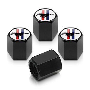 Logo Caps Reifenventil-Kappen f�r 64-25 Ford Mustang