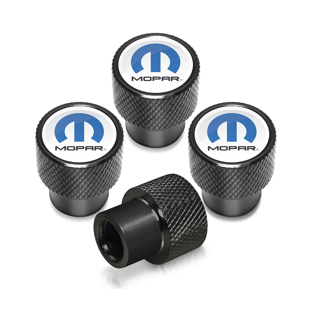 Reifen-Ventilkappen (schwarz) 92-24 Dodge Mopar
