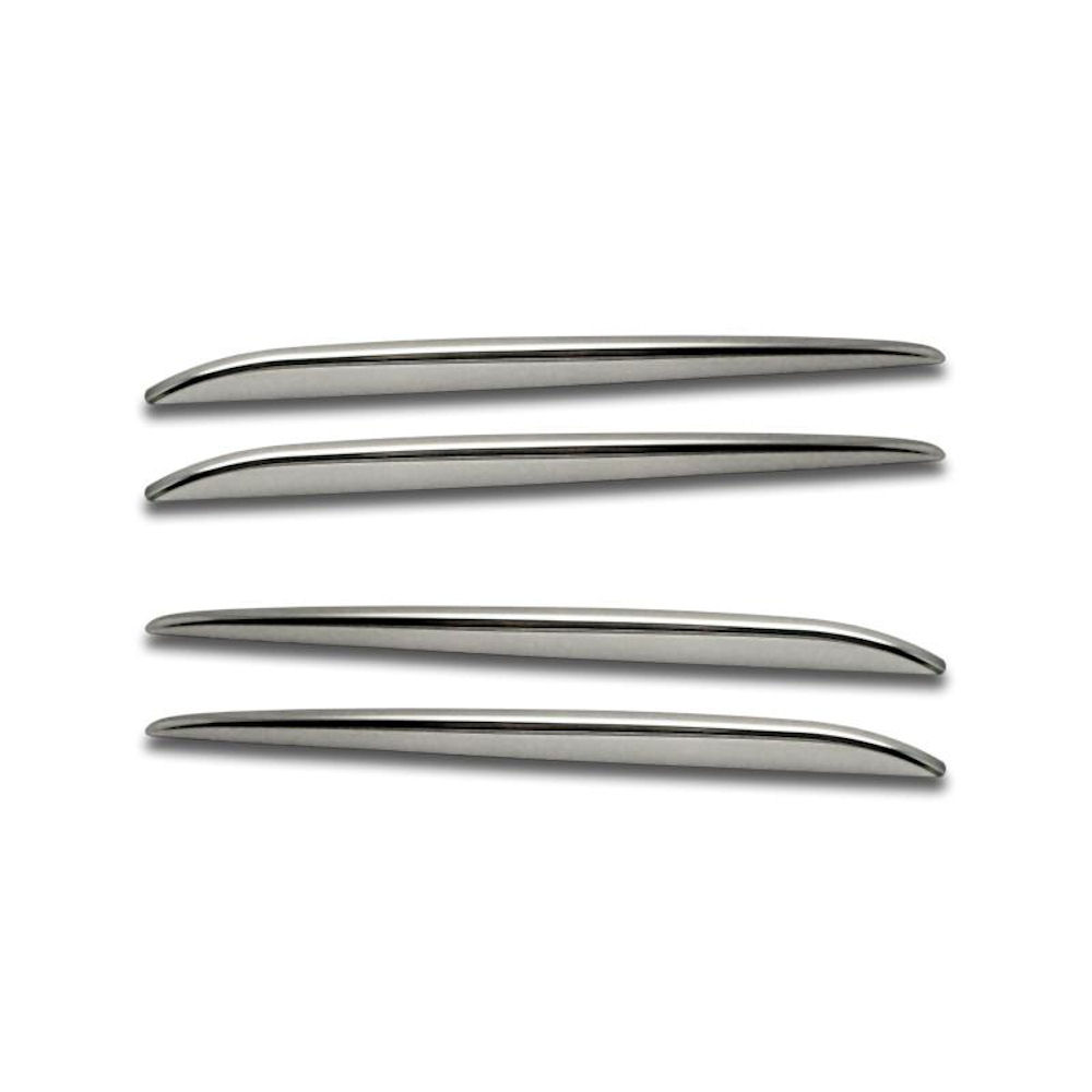 Retro Style Side Fender Spears (Stainless Steel) 14-19 Corvette