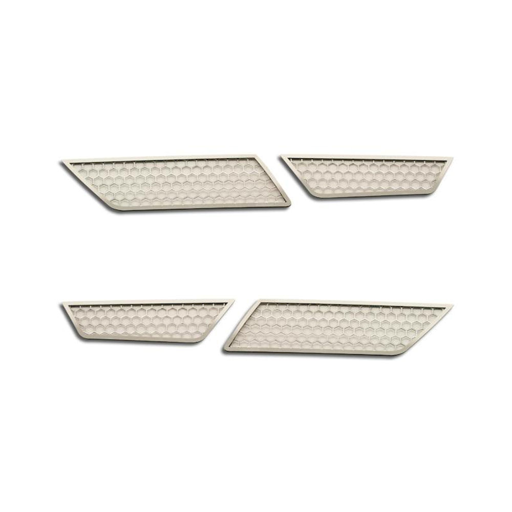 R�ckfahrlicht-Grilleins�tze (Edelstahl) 14-19 Chevy Corvette