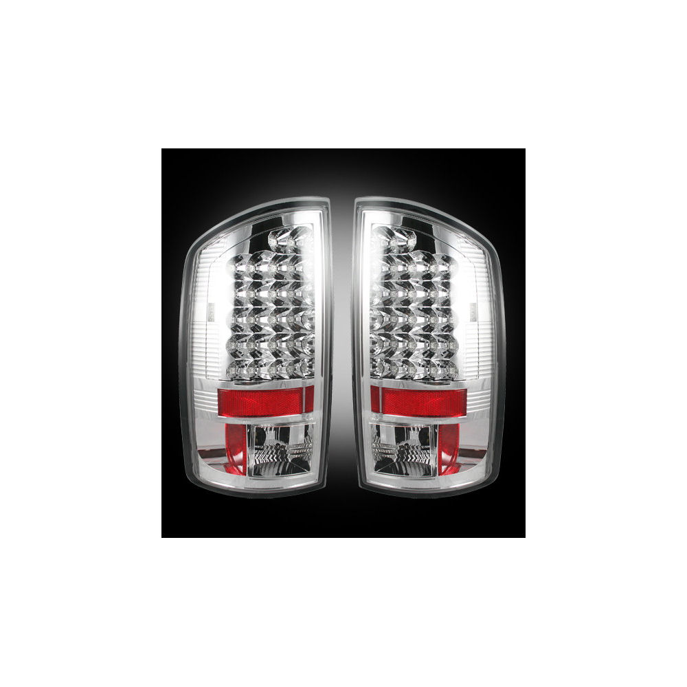R�ckleuchten LED Chrom (klar) 02-06 Dodge RAM