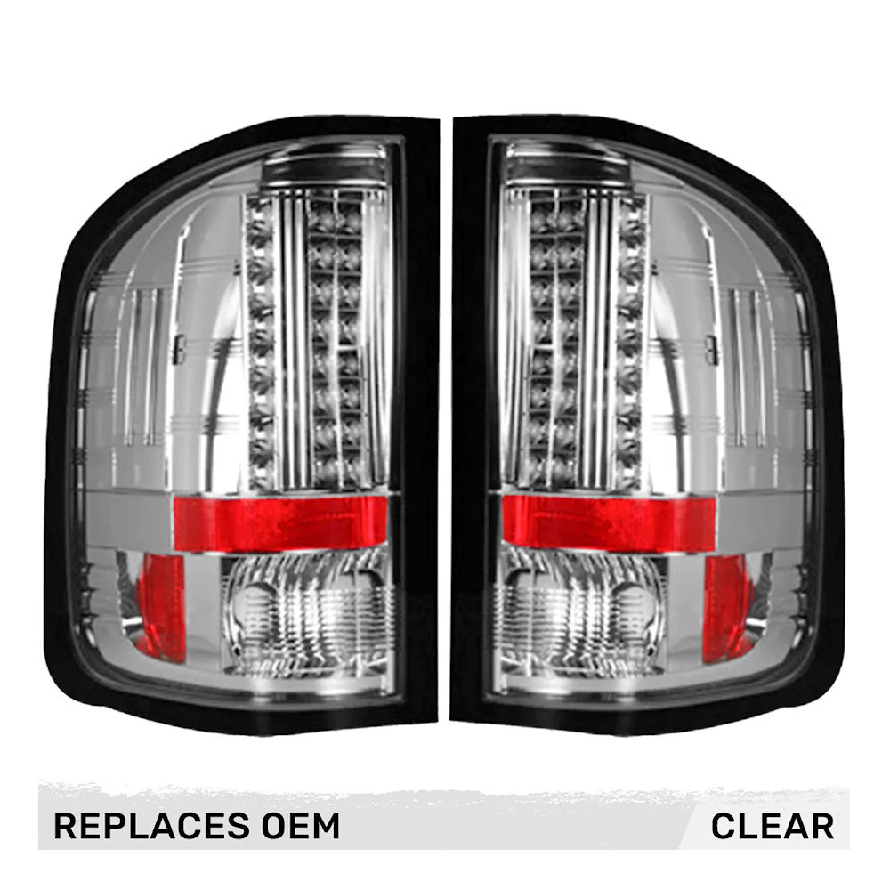 R�ckleuchten LED Chrom (klar) 07-13 Chevy Silverado