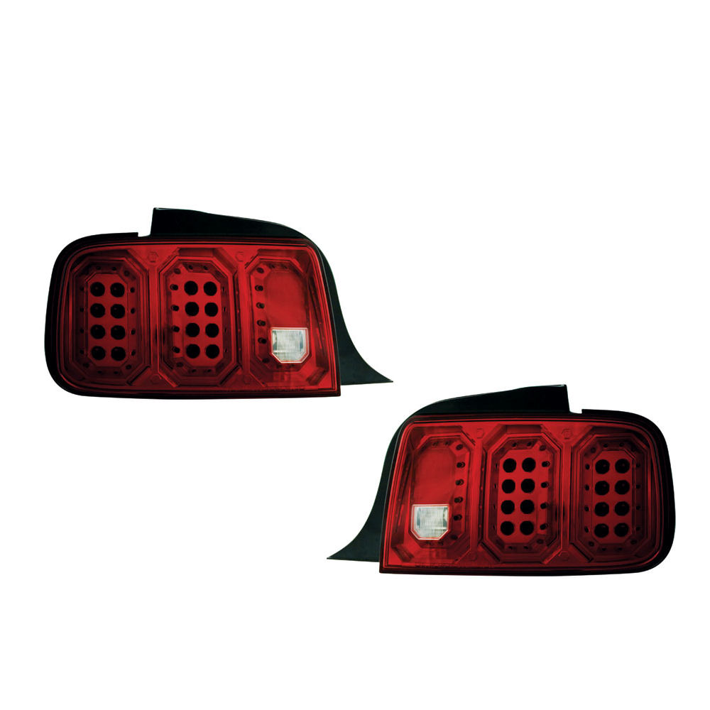 R�ckleuchten LED Chrom (rot) 05-09 Ford Mustang
