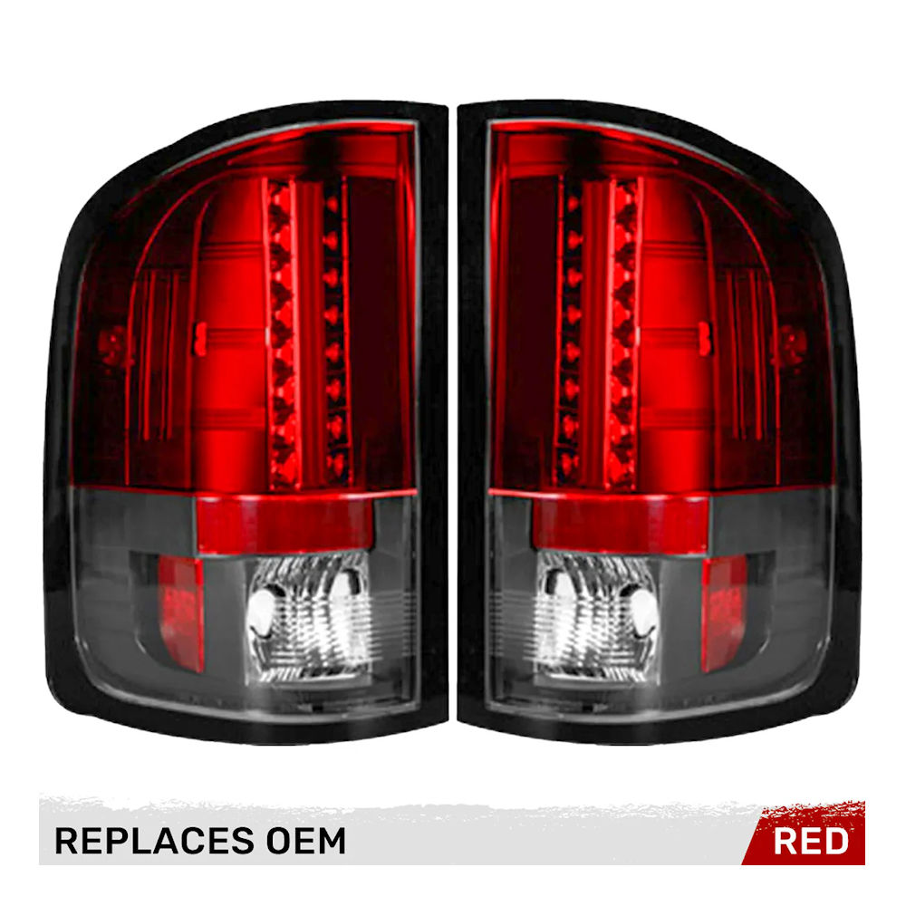 R�ckleuchten LED Chrom (rot) 07-13 Chevy Silverado