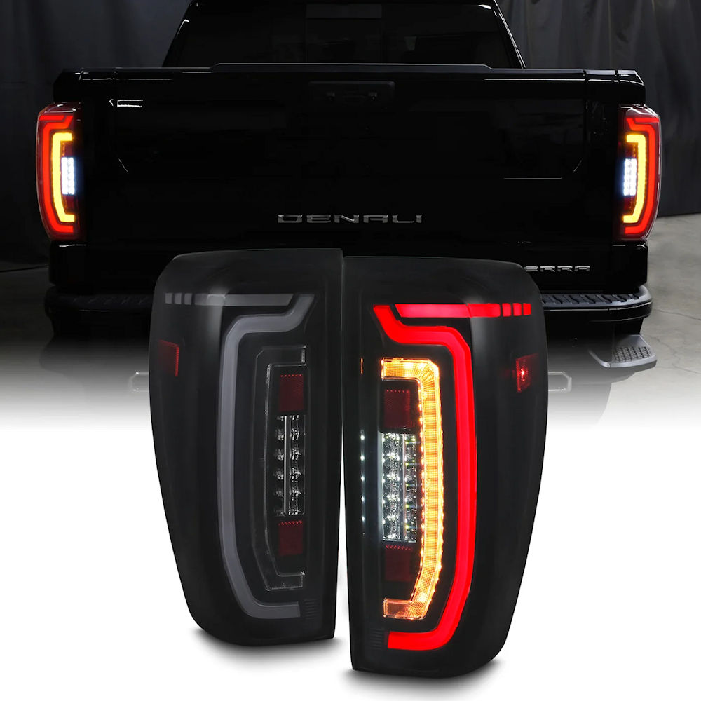 R�ckleuchten LED Fiber Optic (get�nt) 19-24 GMC Sierra