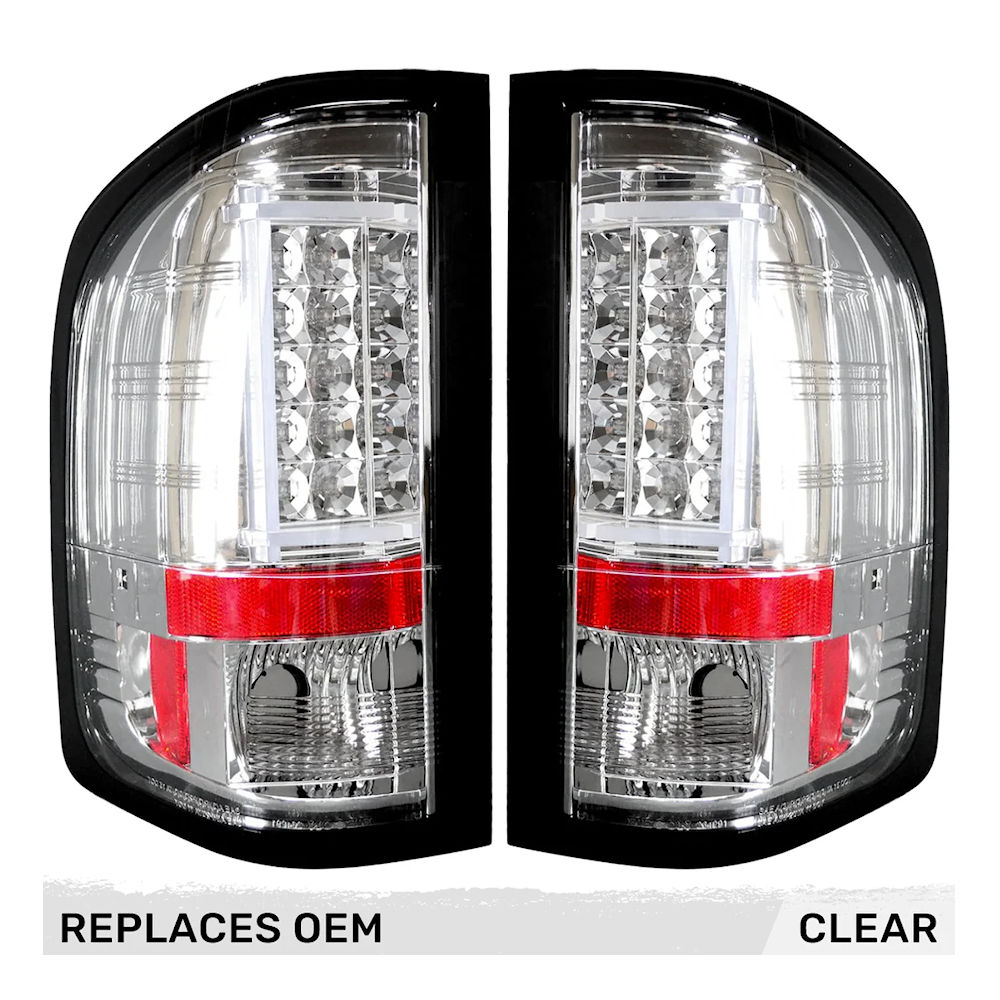 R�ckleuchten OLED Chrom (klar) 07-13 Chevy Silverado