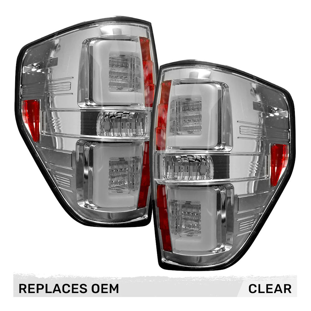 R�ckleuchten OLED Chrom (klar) 09-14 Ford F150