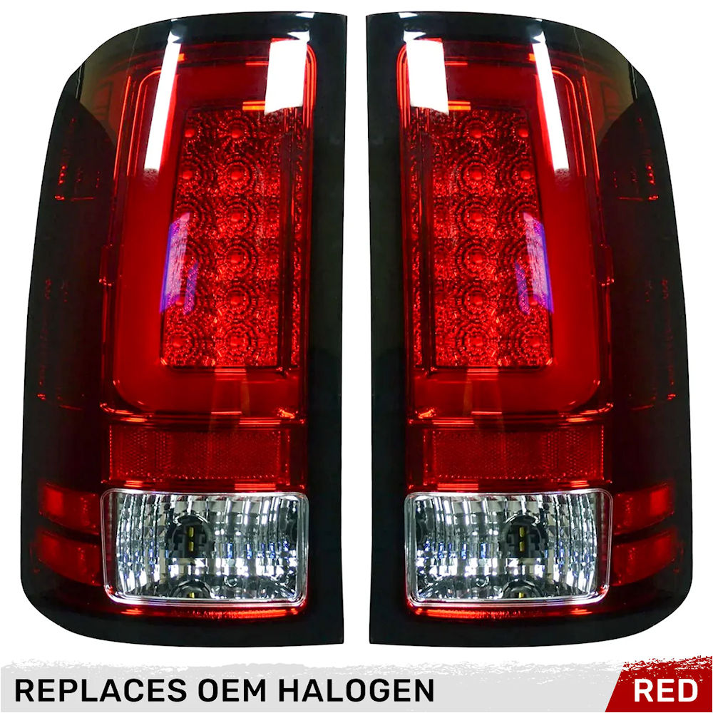 R�ckleuchten OLED Chrom (rot) 07-13 GMC Sierra